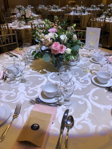 Floral Wedding Banquet Table