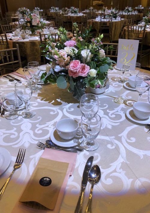 Floral Wedding Banquet Table