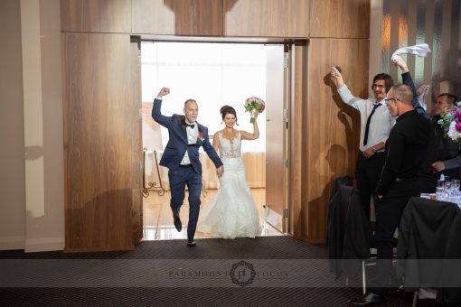 Bride and Groom Entrance at Millennium Gardens