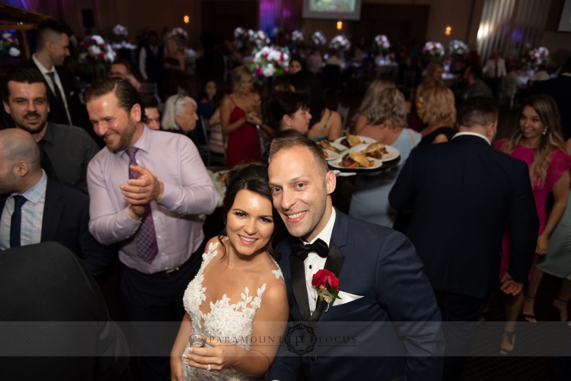 Happy Bride and Groom at Millennium Gardens Banquet Center