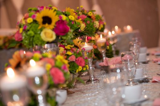 Spring Floral centerpieces