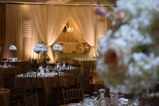 White and Gold Wedding theme